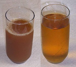 Cider and apple juice