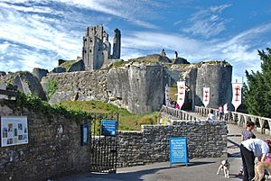 Corfe Castle, Entrance - geograph.org.uk - 1722689