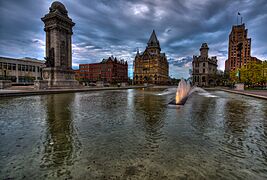 Evening over Clinton Square (16235164339)