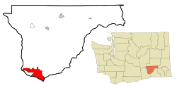 Location of Pasco, Washington