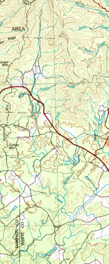 HUC 031300010503 topographic mapf