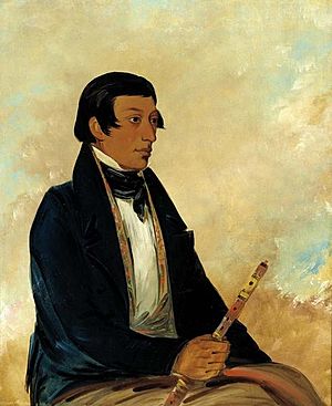 Kee-món-saw, Little Chief, a Chief (George Catlin).jpg