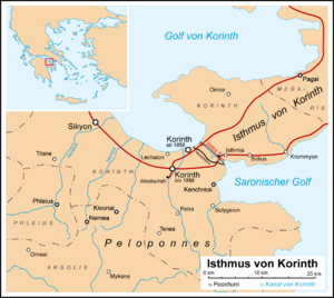 Korinth Isthmus de