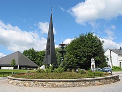 The new church in Libramont