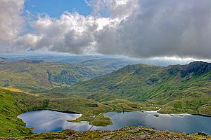 Llyn Llydaw from Crib Goch 2