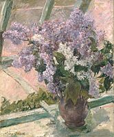 Mary Cassat - Lilacs in a Window - MMA 1997.207