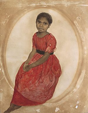 Mathinna 1842 by Thomas Bock