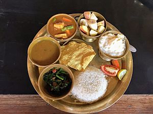 Nepali dal-bhat-tarkari