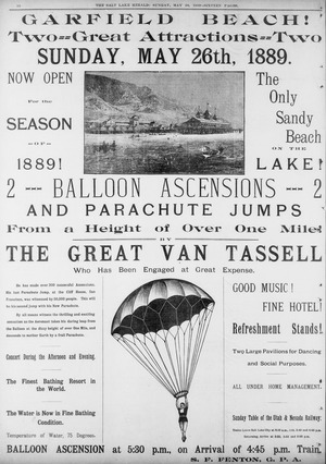 Park Van Tassel parachute jump