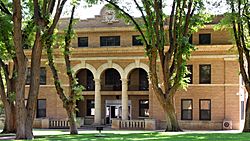 The Parmer County Courthouse in Farwell