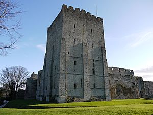 Porchester castle keep 2011