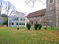 Princes Risborough church from NW and parish rooms