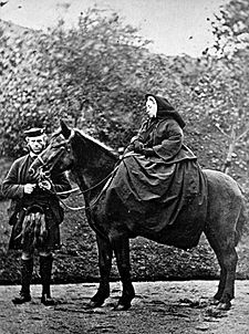 Queen Victoria, photographed by George Washington Wilson (1863)