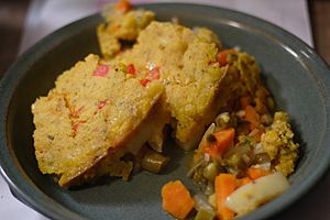 Tamale pie close-up 2