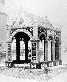 Well Dressing Wirksworth 1860s