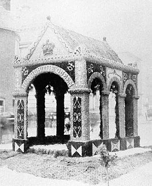 Well Dressing Wirksworth 1860s