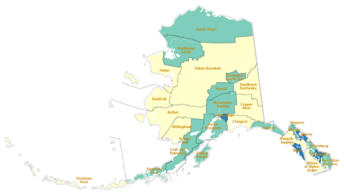 Alaska boroughs and census areas.svg