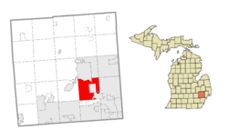 Location within Oakland County