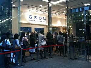 Italian Gelato GROM, Shinjuku, Tokyo