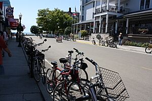 M-185 Downtown Mackinac Island Michigan