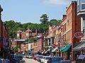 Main Street's westview of Galena Illinois