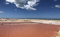 Manaure salt evaporation pond