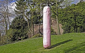 Museumabteiberggarten franz west flause 1998 aluminium