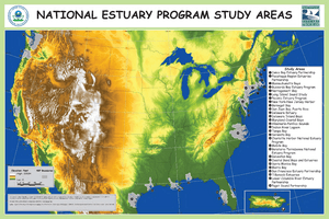 NEP Study Areas Map 2015