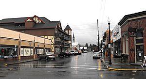 Charles Street in central Mt. Angel