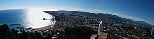 Panorámica de Blanes