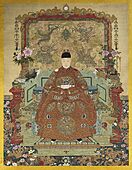 Portrait assis de l'empereur Tianqi