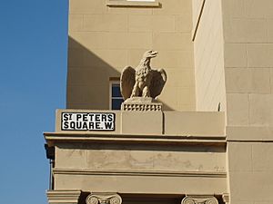 St Peters Square Sign