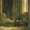 The changeling, John Bauer, 1913