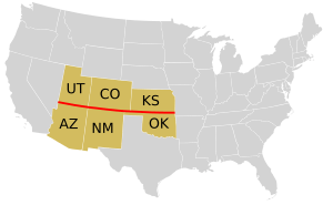 37th parallel US