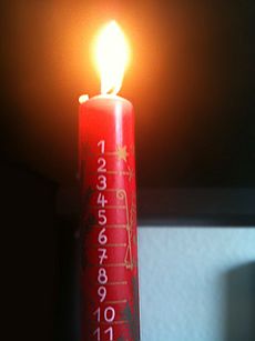 Advent candle 1