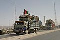 Afghan refugees returning from Pakistan in 2004