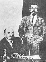 Alexei Rykov and Vladimir Lenin