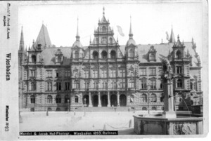 Altes Rathaus - Wiesbaden, 1893