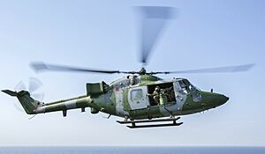 British Lynx landing on Kearsarge