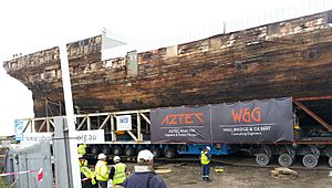 City of Adelaide transfer to barge