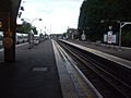 Cockfosters station centre track platforms 2 and 3 westbound