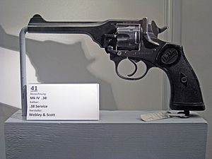 Festungsmuseum Reuenthal Sonderausstellung Zuleger Webley Mk IV 38