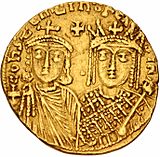 Irene solidus sb 1591 (obverse)