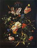 Jan Davidsz de Heem - A Vase of Flowers - c. 1660-1665.jpg