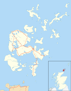 Twatt is located in Orkney Islands