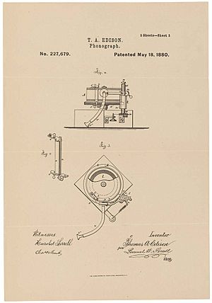 PhonographPatentEdison1880