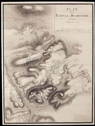 Plan of the Battle of Brandywine