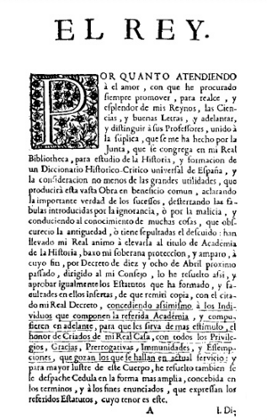 Real Cédula (17 de junio de 1738)