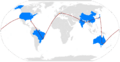 The Amazing Race 18 map