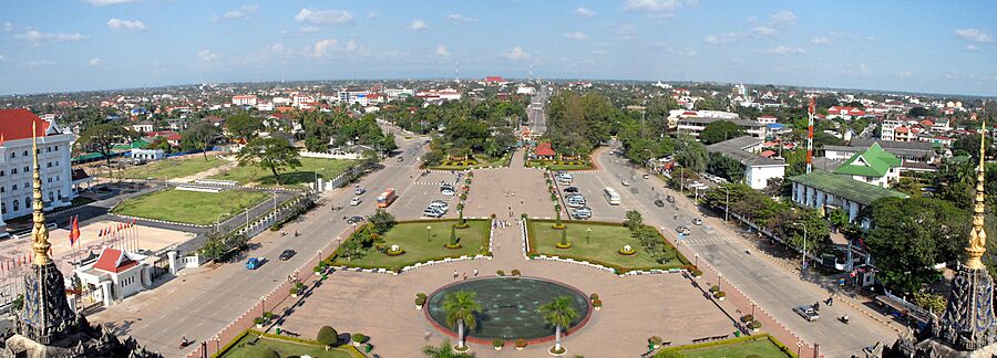 Vientiane Patouxai Laos